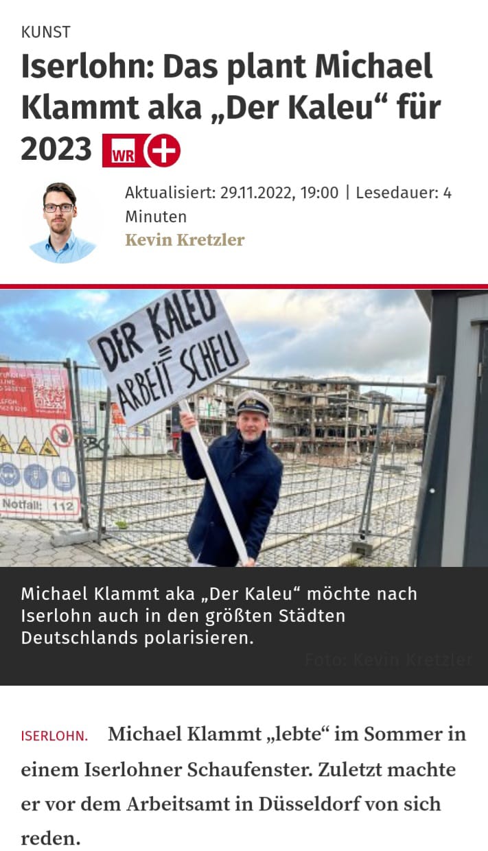 Westfaelische Rundschau online am 29.11.22